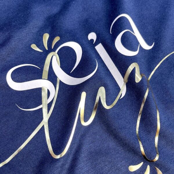 Camiseta Feminina Azul - Seja Luz - Image 2